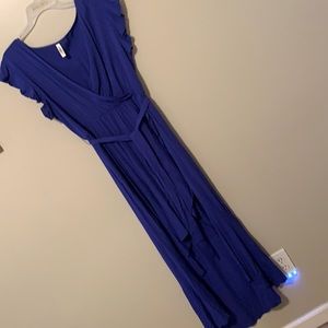 Women’s XL comfy royal blue dress. New
